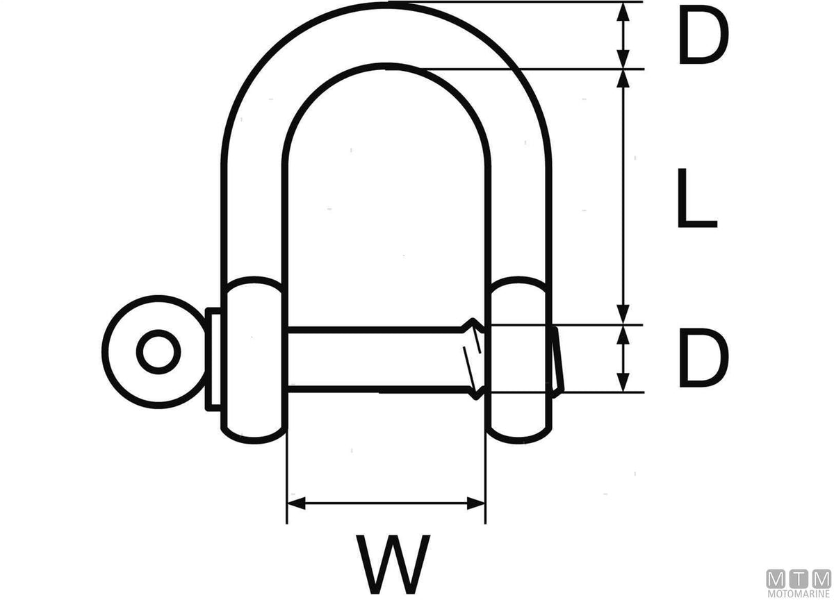 GRILLO DRITTO D8MM ACCIAIO INOX 316 M-CARD