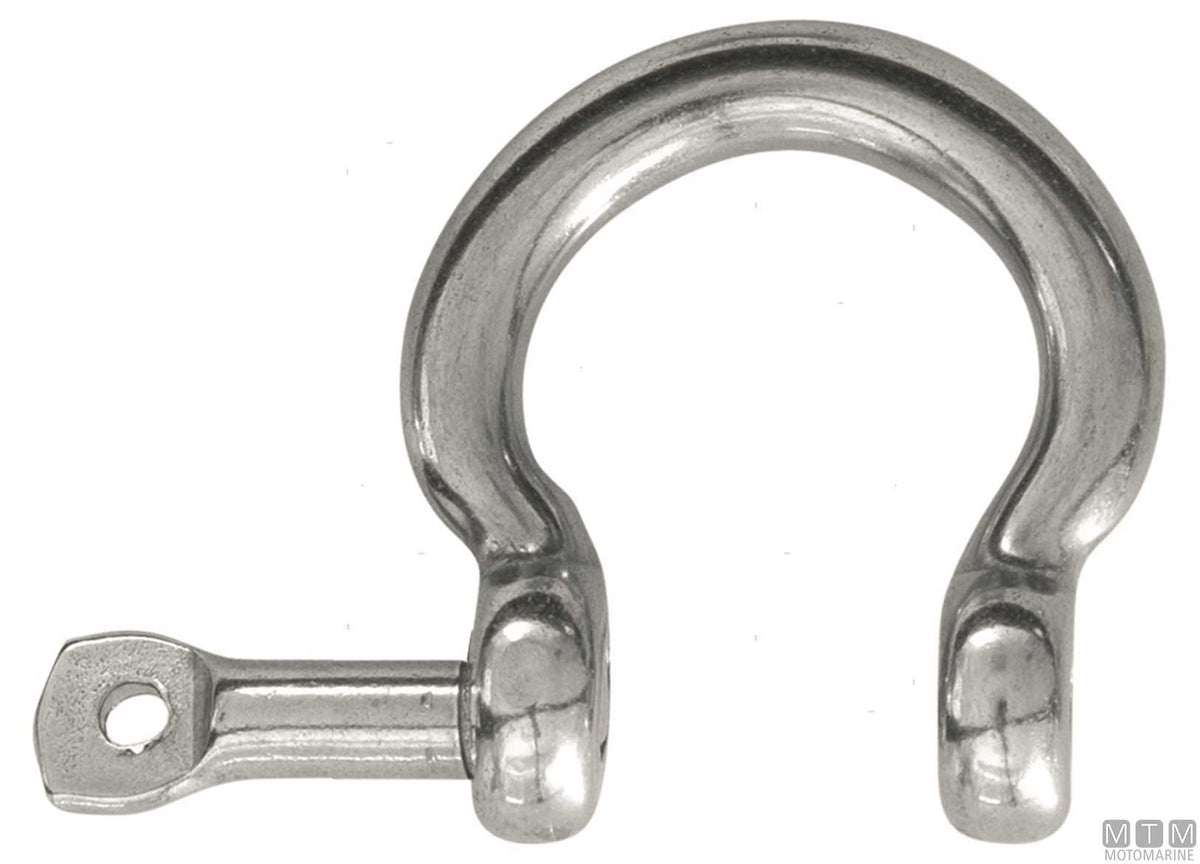 GRILLO OMEGA 6MM ACCIAIO INOX 316 ASSE IMPERDIBILE