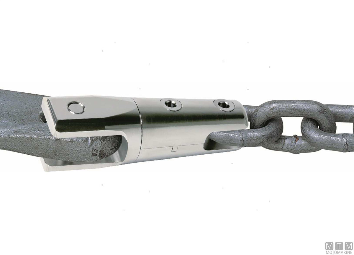 GIUNTO ANCORA SIDERMARINE CATENA D12/14/16MM ACCIAIO INOX 316