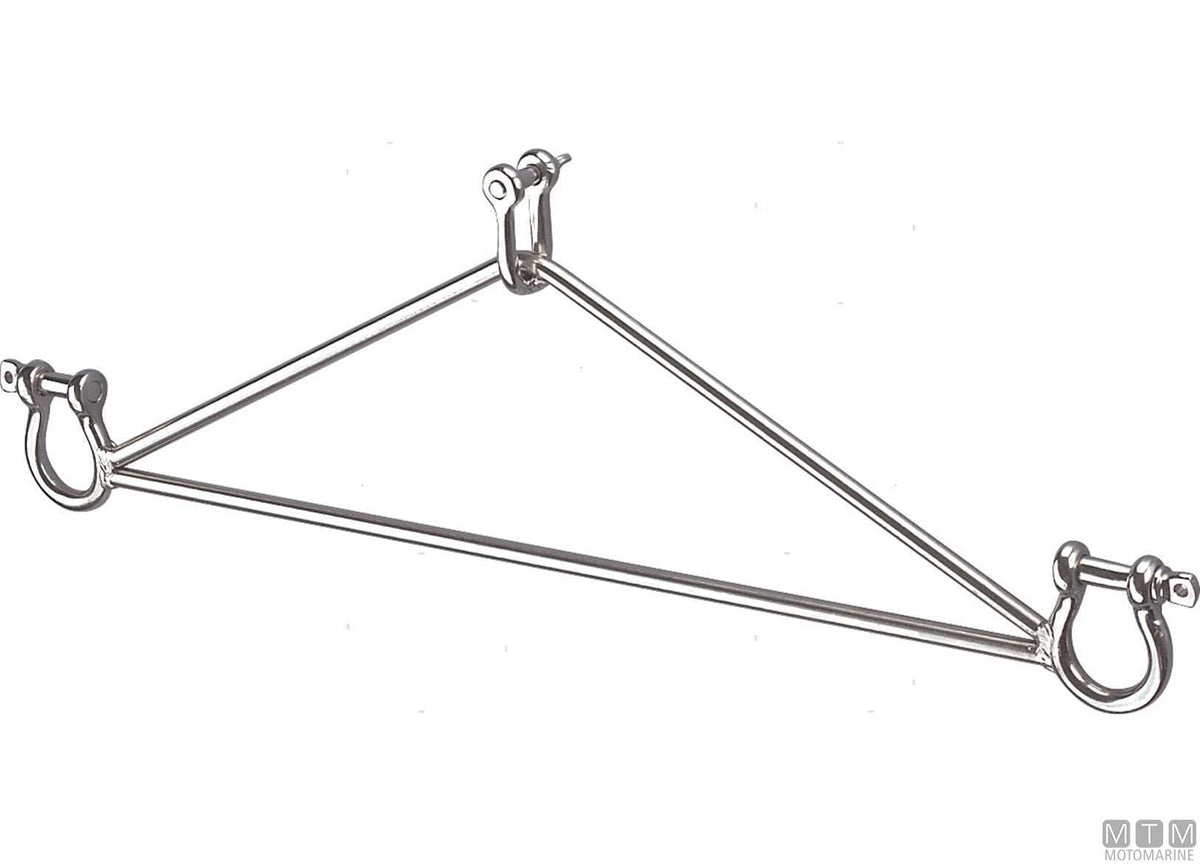 TRIANGOLO SOSTEGNO PER PASSERELLE ACCIAIO INOX 316