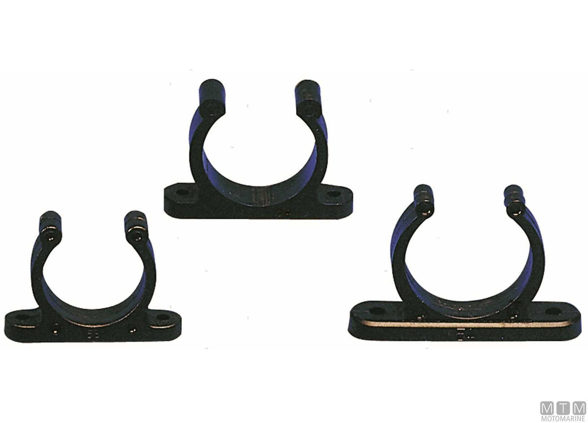 CLIP FISSAGGIO STD D25MM NERO