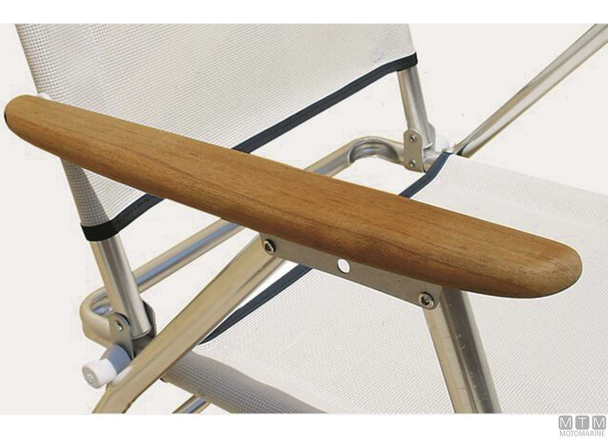 POLTRONCINA FORMA MARATHON M100 BIANCA IN ALLUMINIO