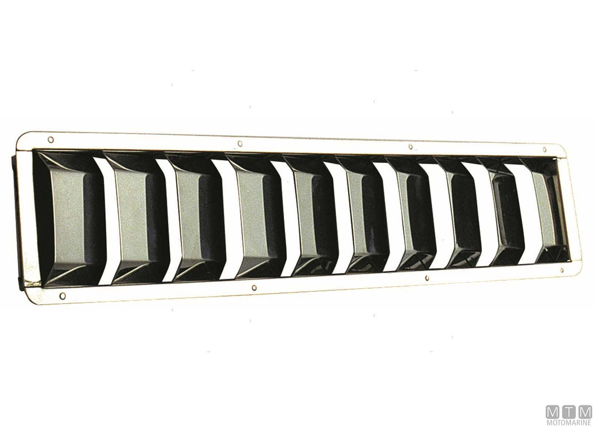 PRESA D'ARIA STRETTA 530x110MM IN ACCIAIO INOX
