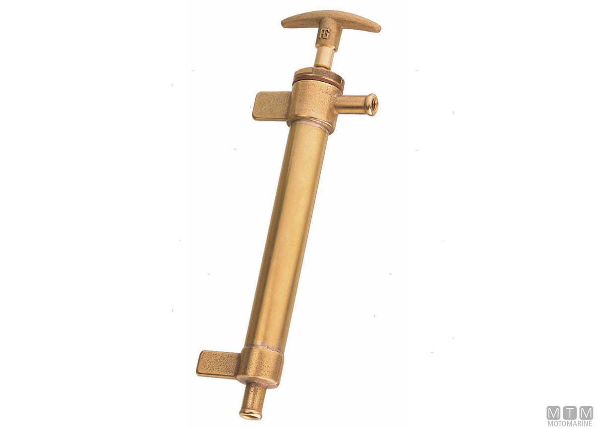 POMPA OLIO MANUALE IN OTTONE L255MM