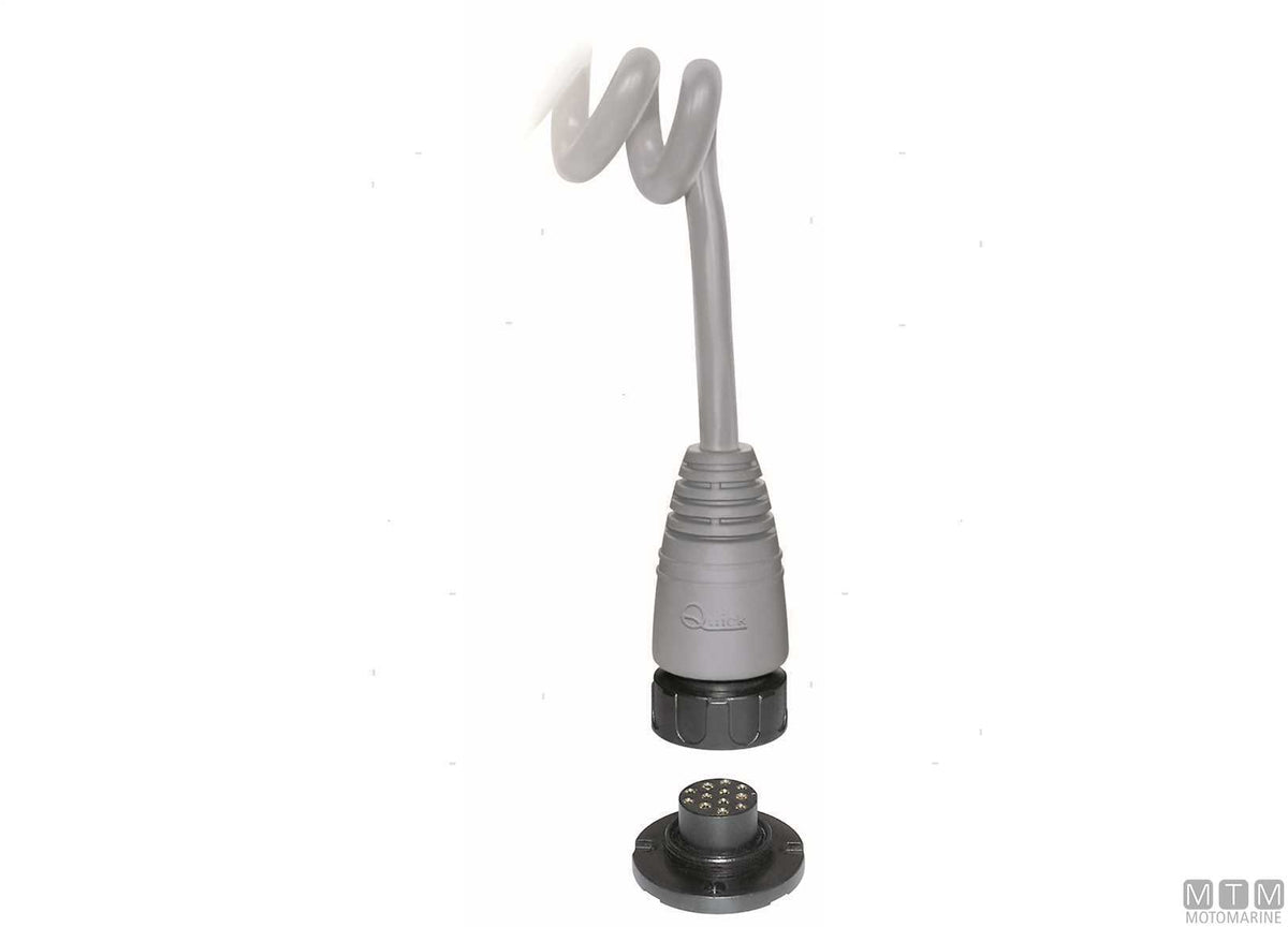 PRESA E SPINA 12/24V QUICK HYPERTAC 5 POLI 12A