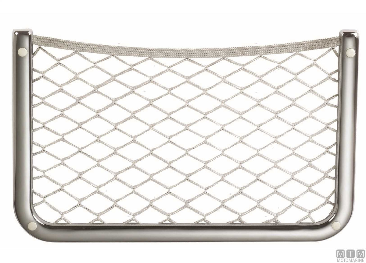 RETE PORTAOGGETTI 34X22CM IN OTTONE CROMATO