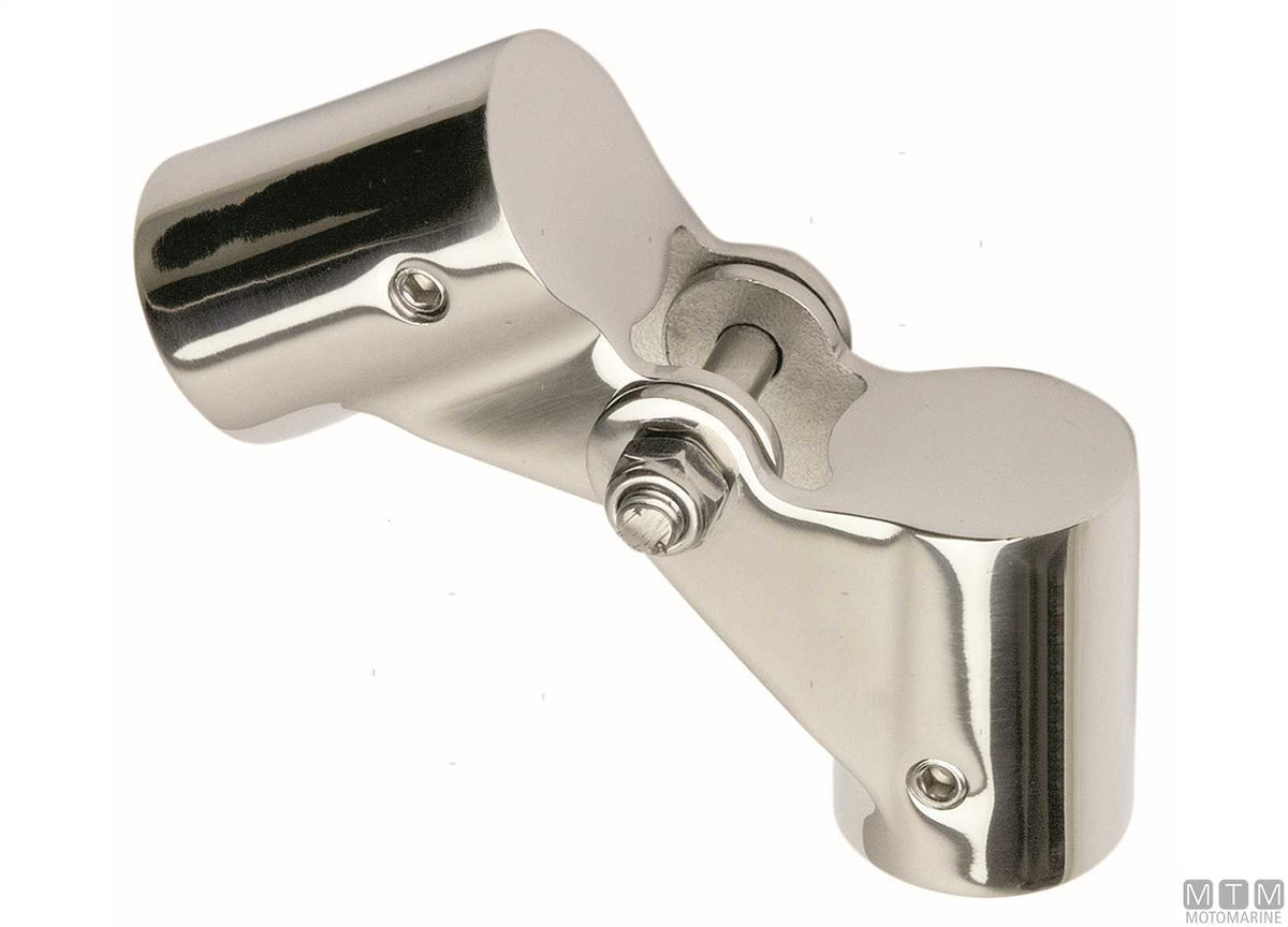 SNODO IN ACCIAIO INOX PER CAPOTTINE D22MM