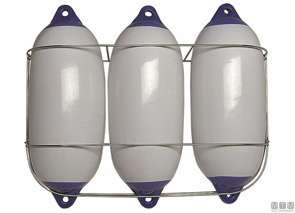 PORTAPARABORDI DOPPIO CLASSICO D220MM ACCIAIO INOX 316