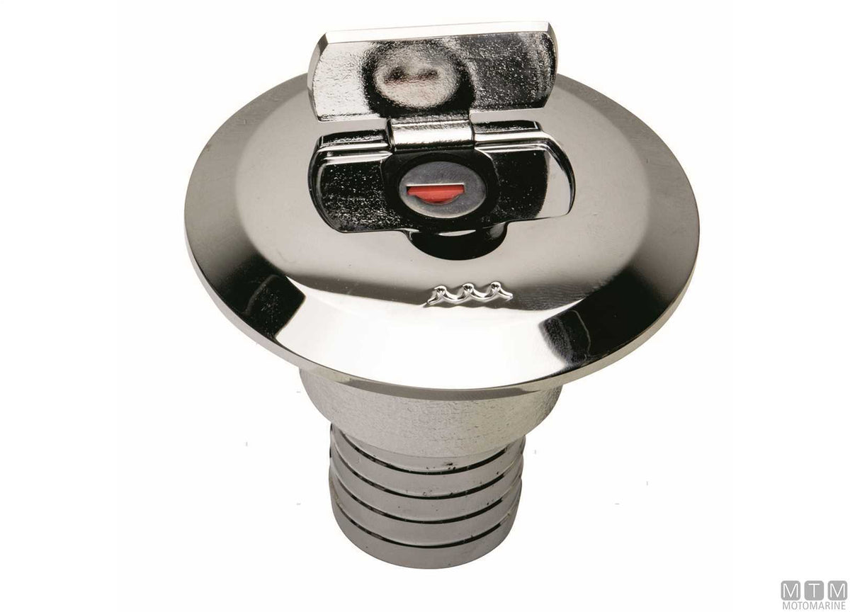 TAPPO COPERTA FUEL KEY-LOCK D50MM IN OTTONE CROMATO