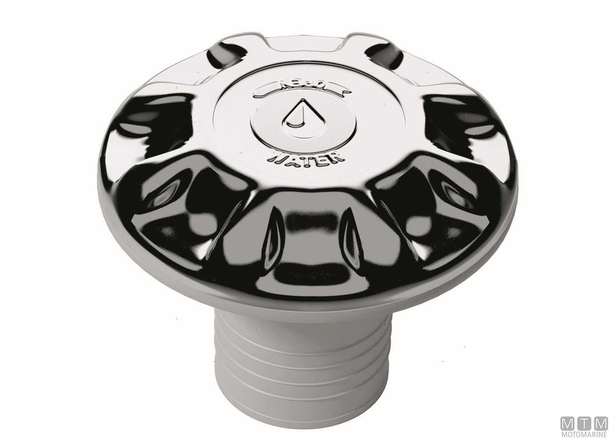TAPPO COPERTA UFO FUEL D50MM IN PLASTICA CROMATA