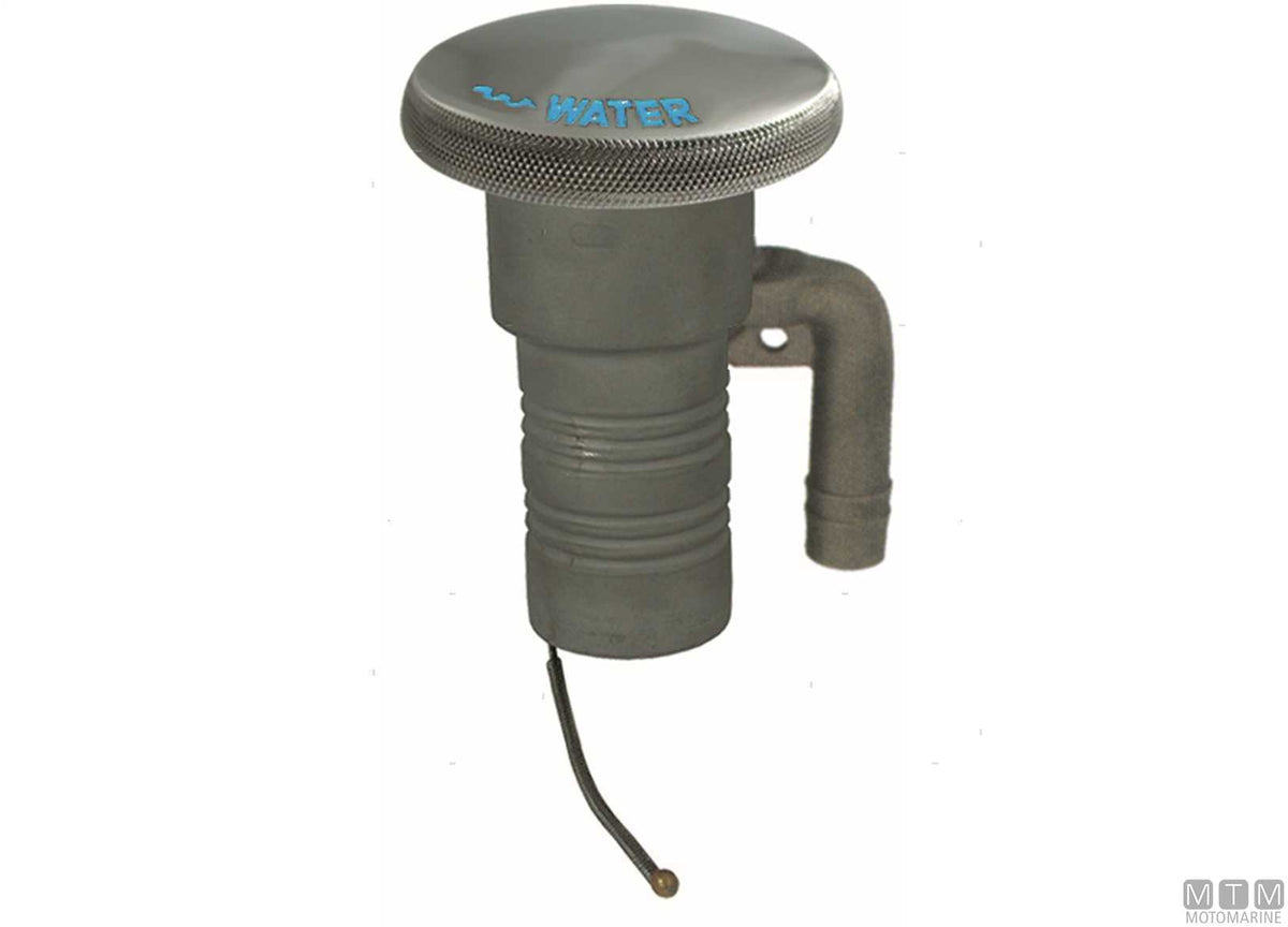 TAPPO COPERTA WATER CON SFIATO D38MM IN ACCIAIO INOX