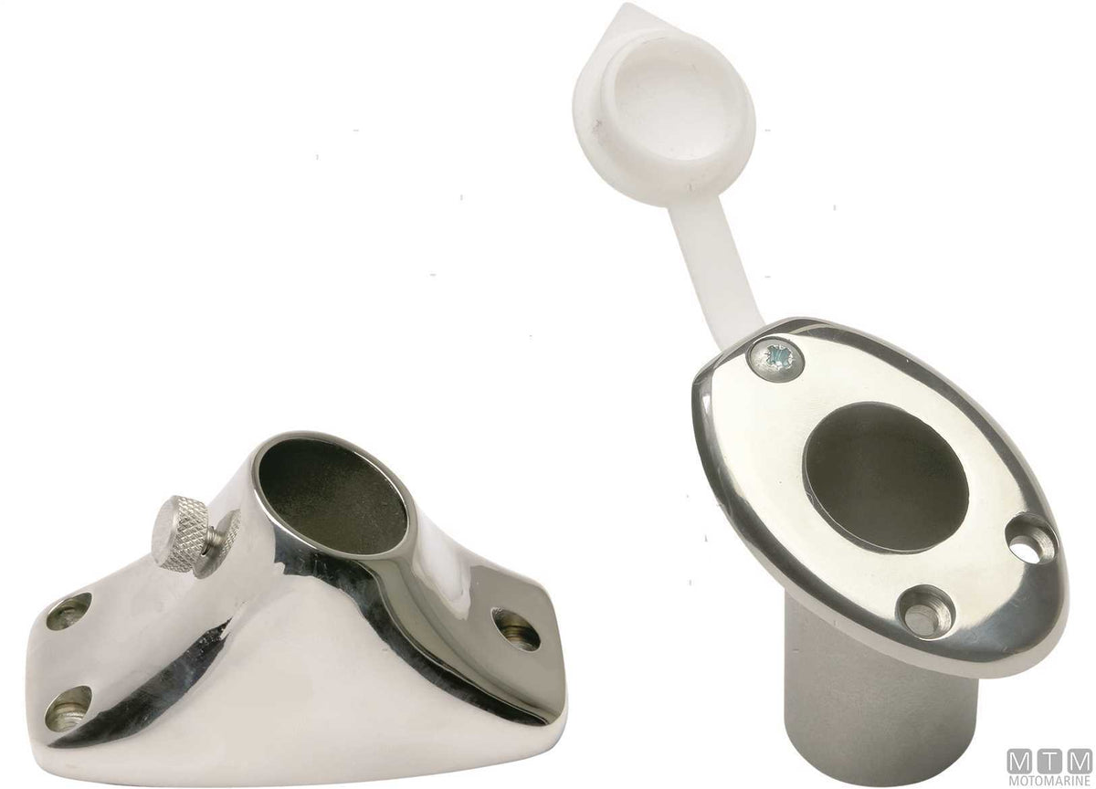 ASTA BANDIERA PORTABANDIERA H1200MM IN ACCIAIO INOX