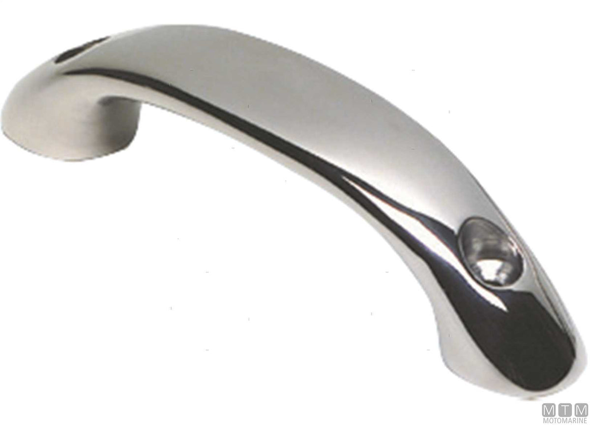 MANIGLIA 170MM CON FORO PER VITE ACCIAIO INOX 316