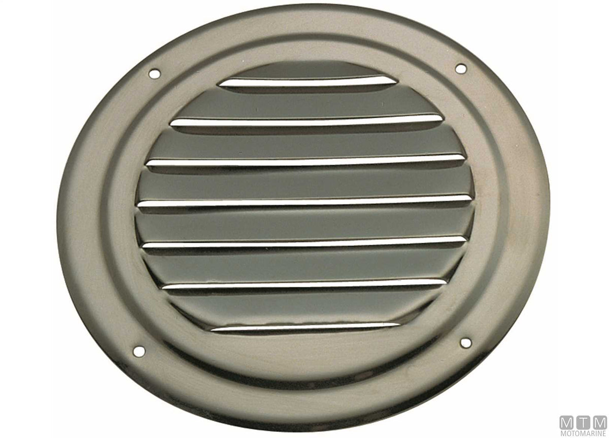 PRESA D'ARIA TONDA GRIGLIA D125MM IN ACCIAIO INOX