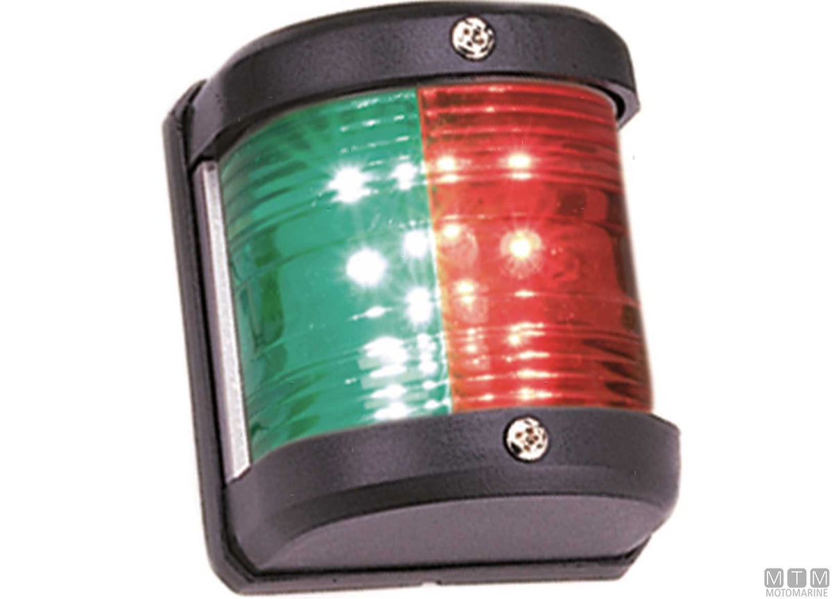 FANALE DI VIA LED LATERALE VERDE MIDI NERO 65X75MM
