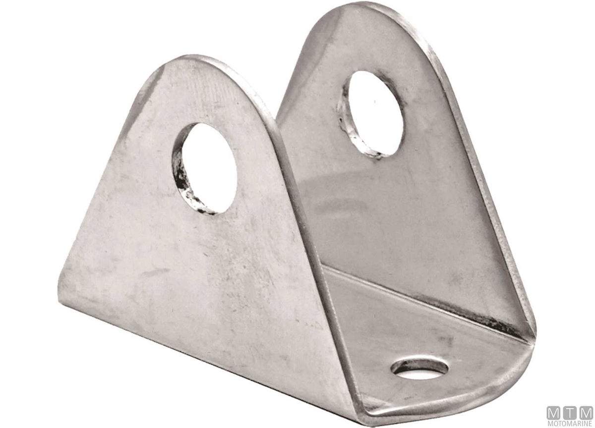 PIASTRA ATTACCO PLANCIA PER TUBO D32MM ACCIAIO INOX 316