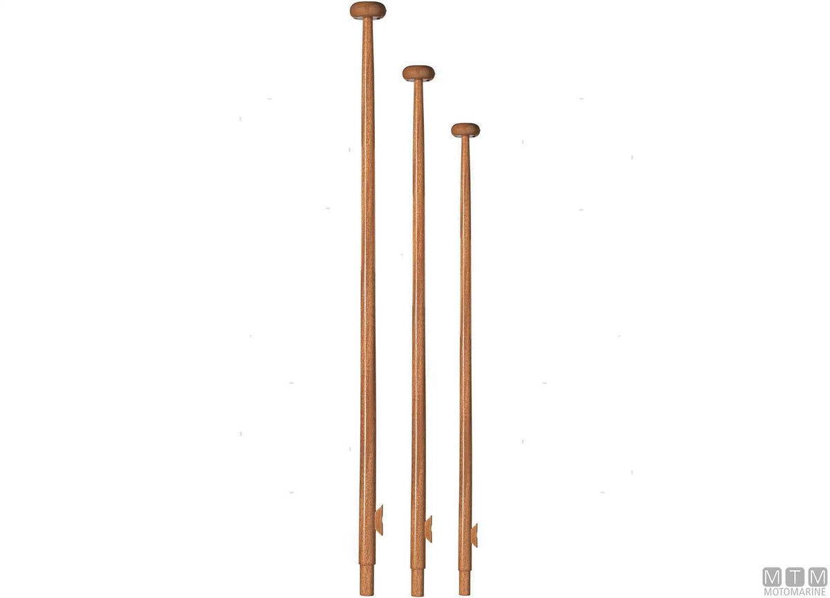 ASTA PORTABANDIERA LAHNA H1000MM IN MOGANO