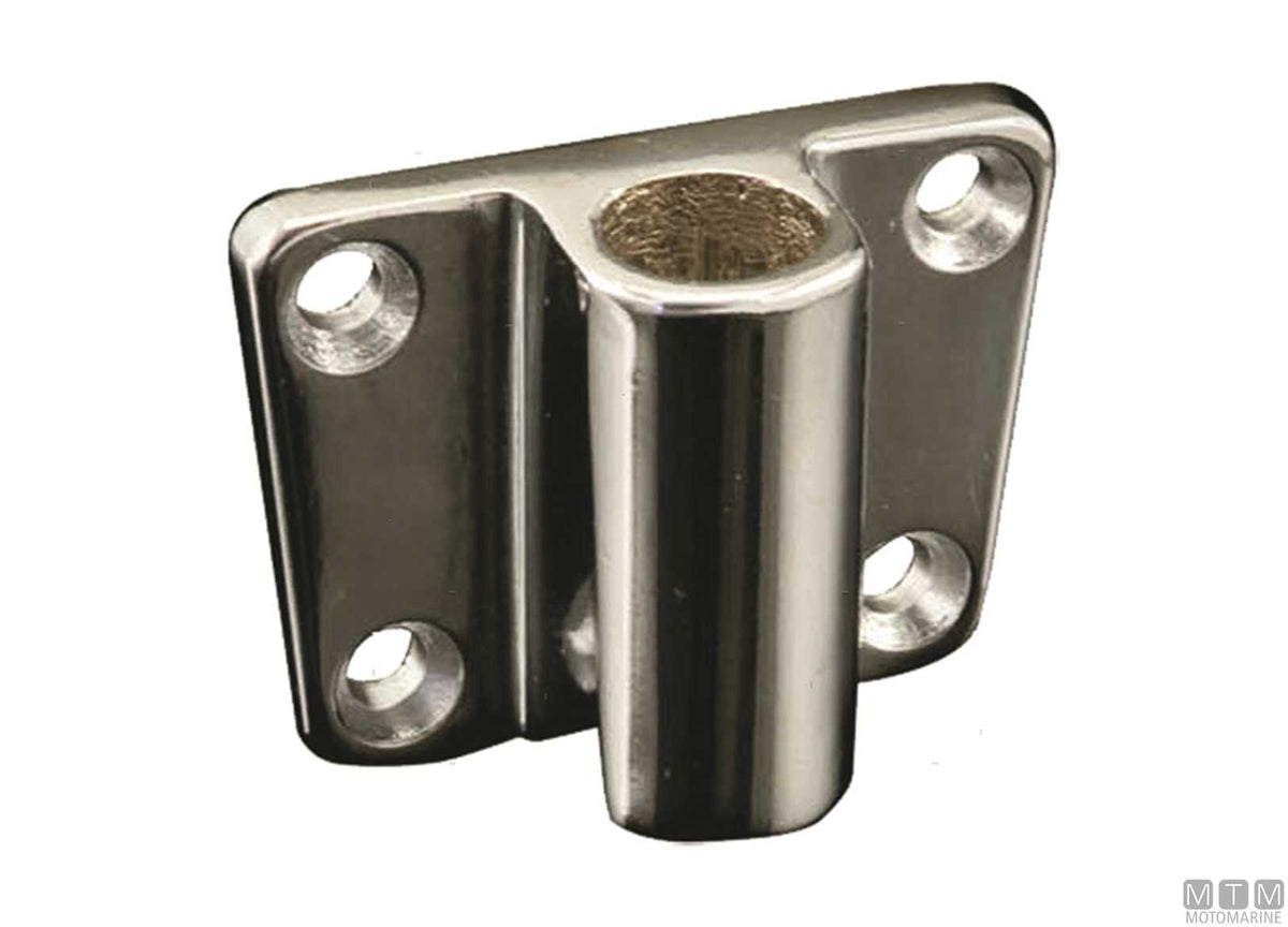 BOCCOLA SCALMIERA LATERALE D12MM OTTONE CROMATO