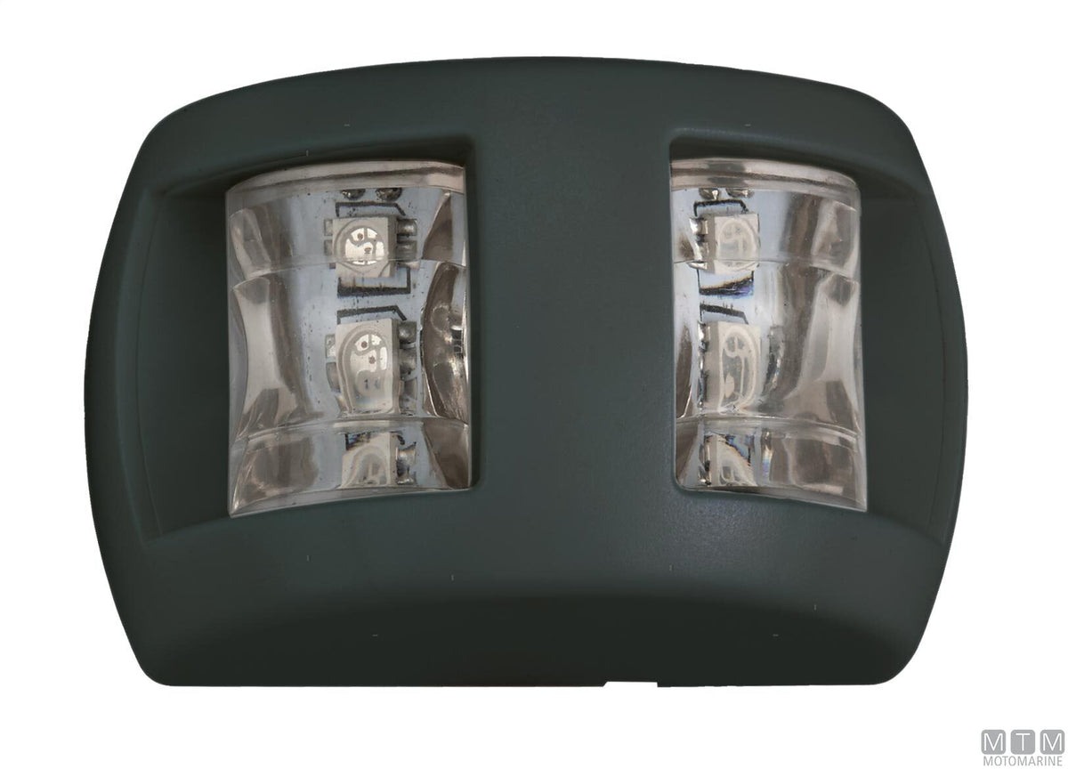 FANALE DI VIA LED LATERALE VERDE COMPACT NERO 70X45MM