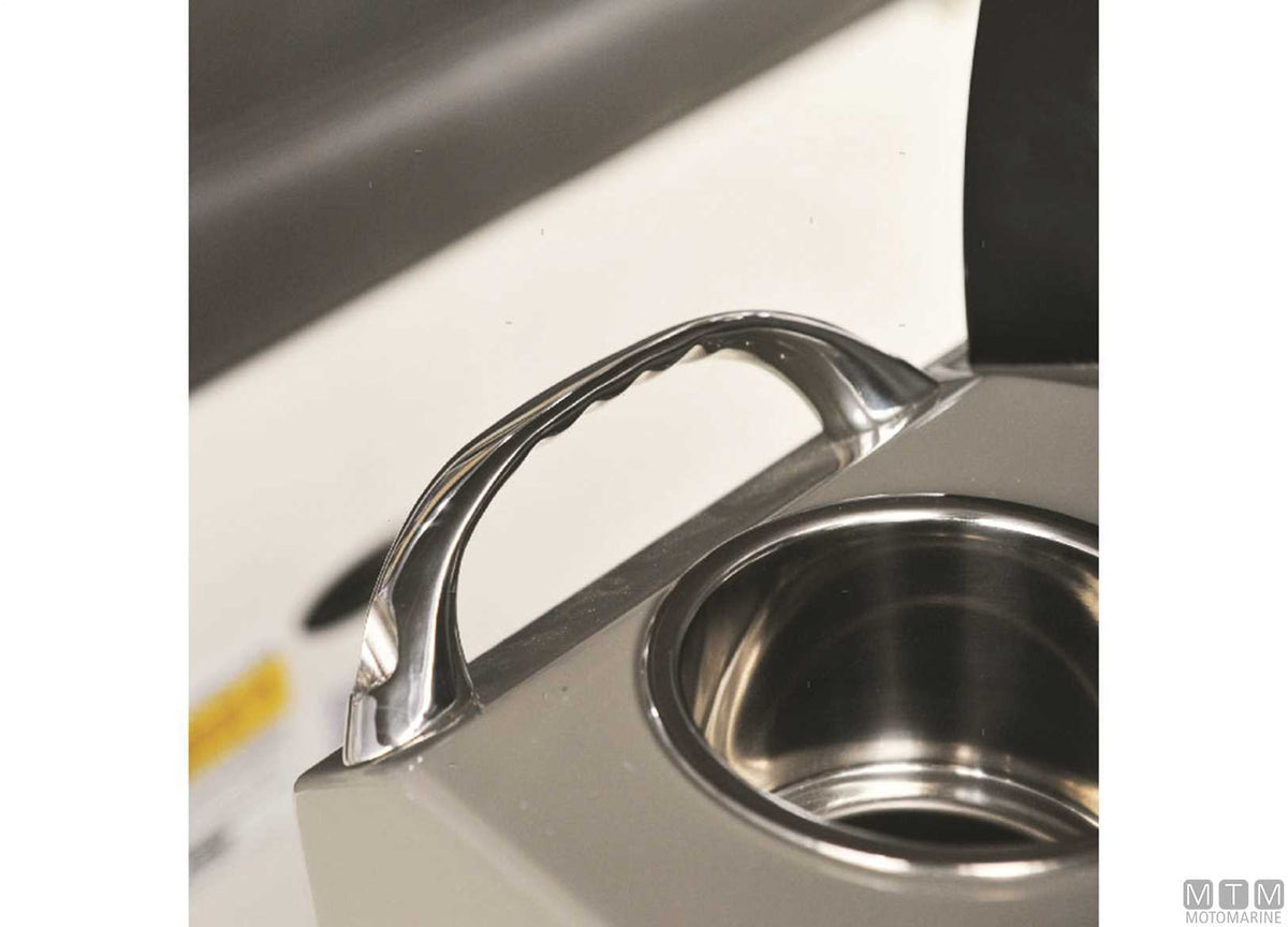 MANIGLIA ERGONOMICA 170MM ACCIAIO INOX 316