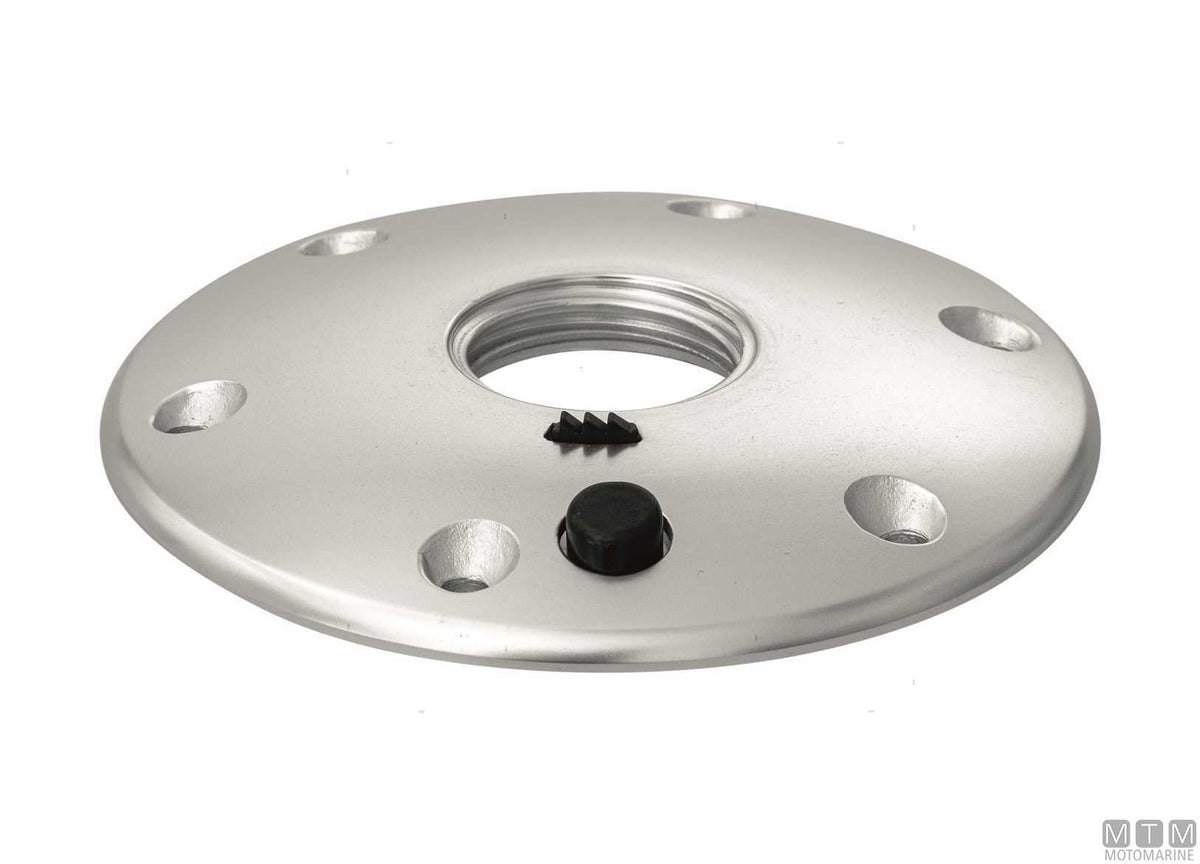 BASE II SUPPORTO TAVOLO TWIST LOCK VECCHIO IN ALLUMINIO