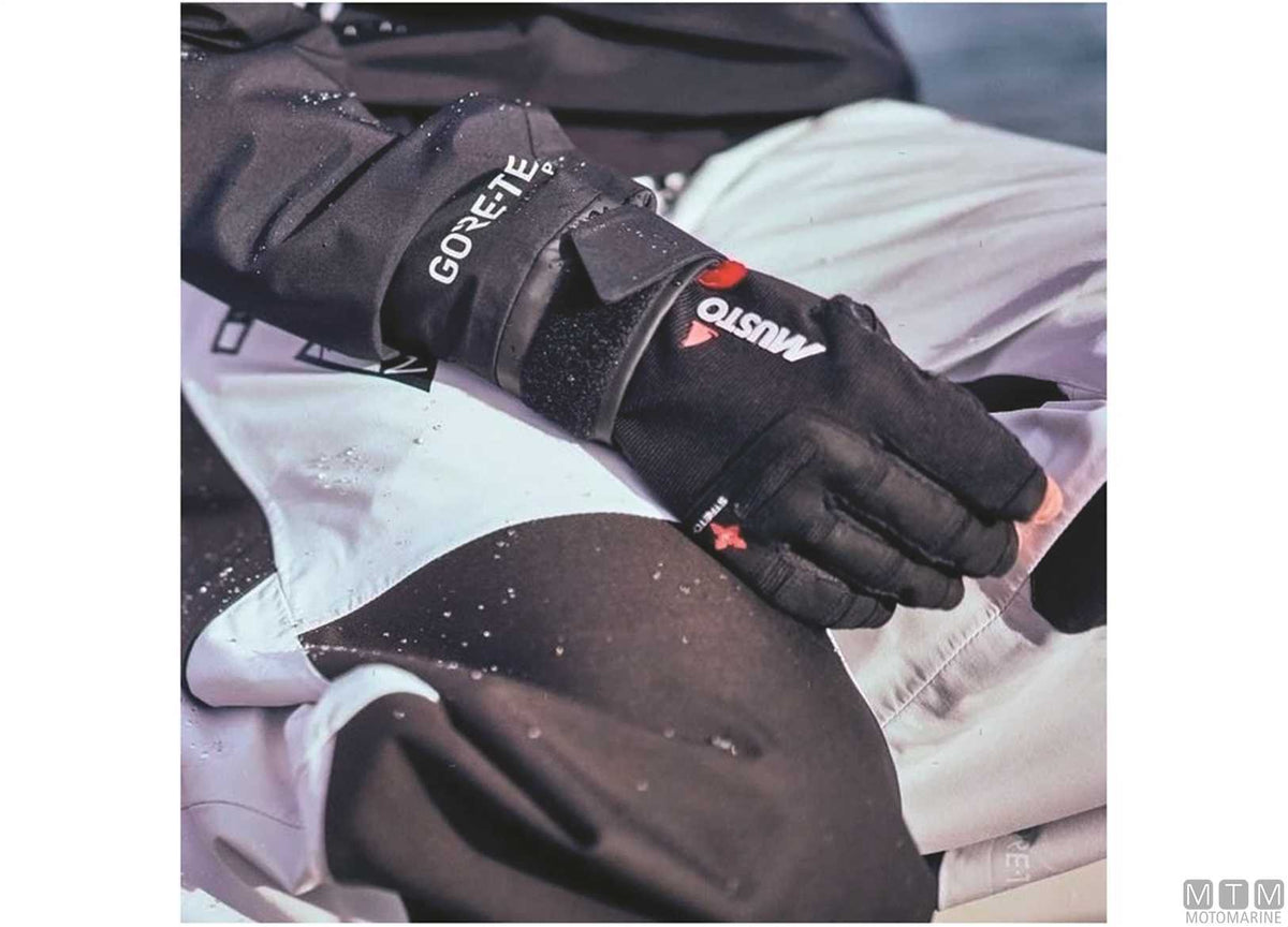GUANTI MUSTO ESSENTIAL SAILING 3/4 991 NERO 2XL