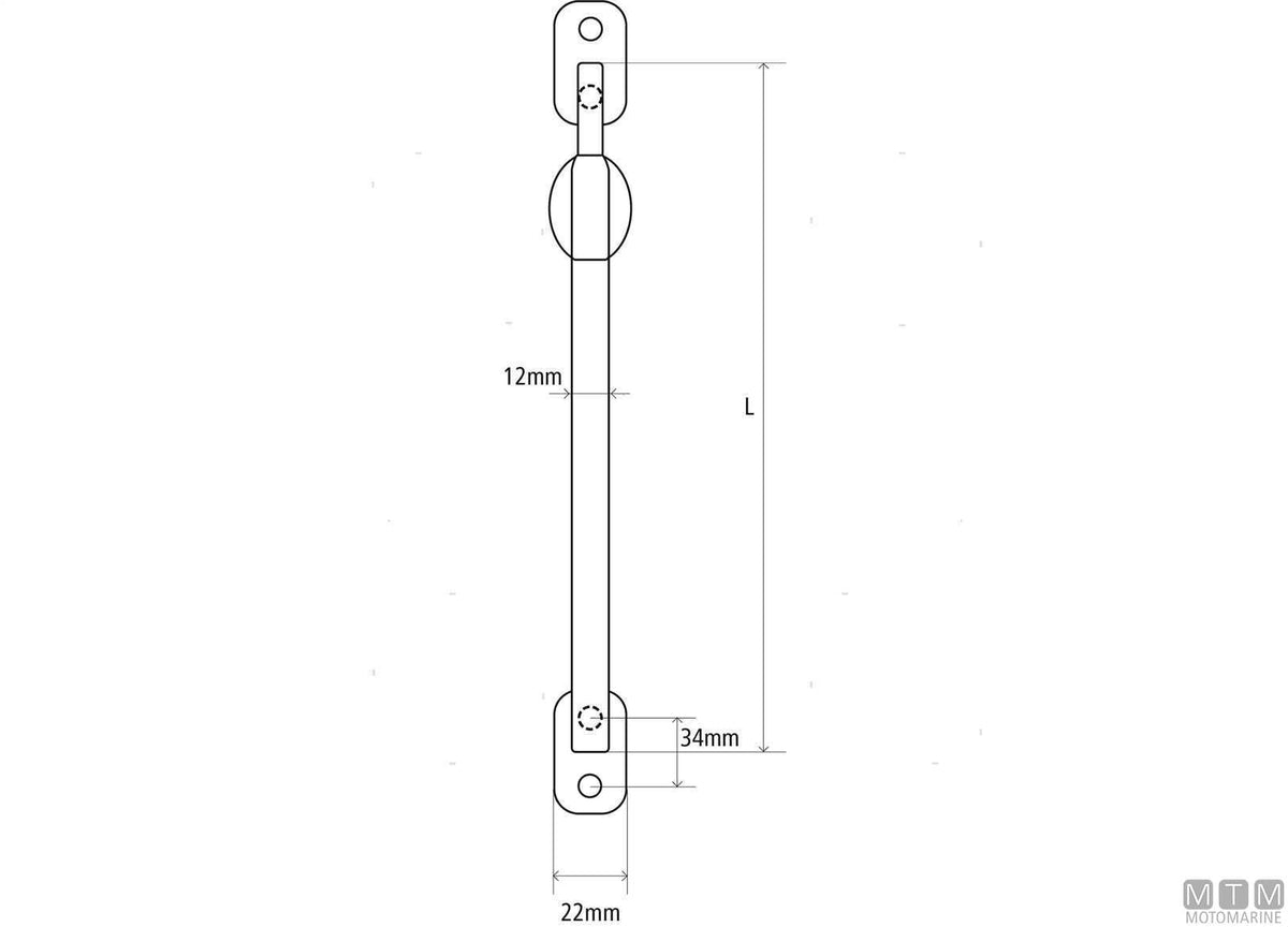 COMPASSO 230/380MM IN OTTONE CROMATO