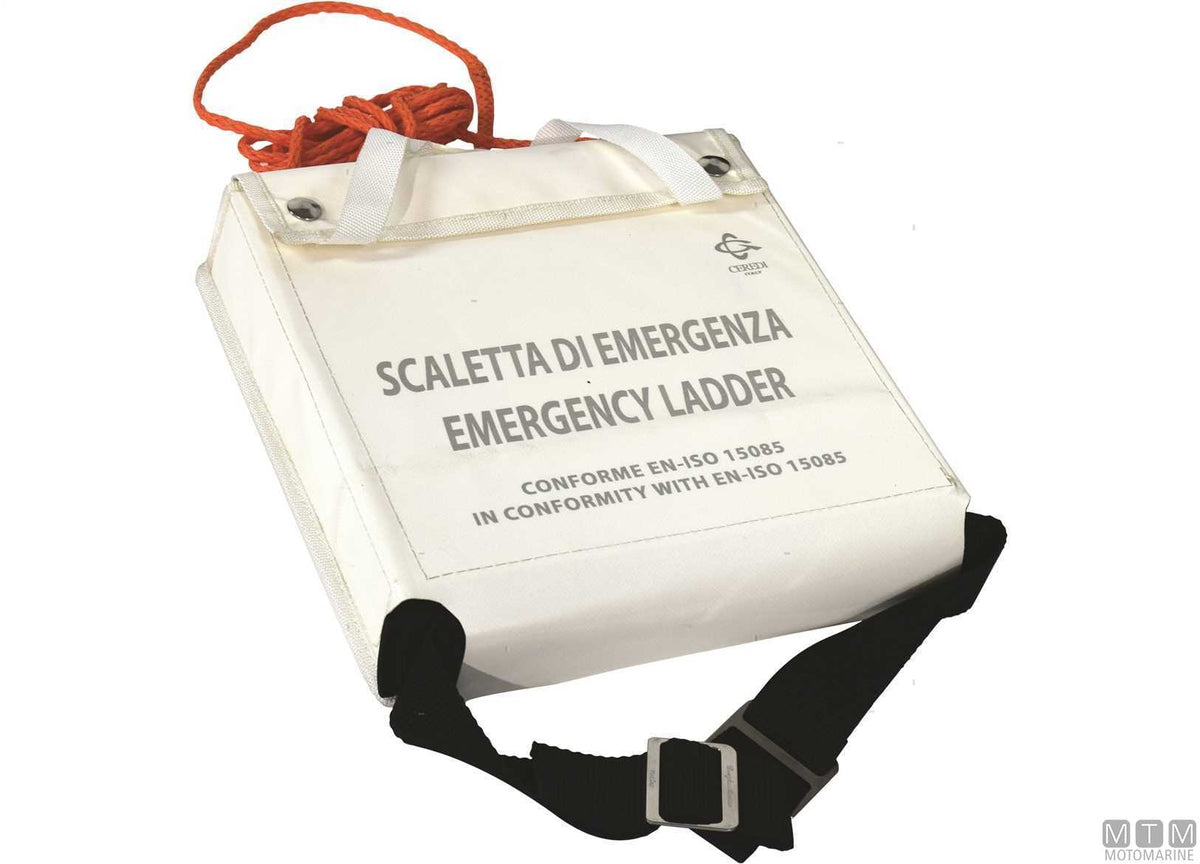SCALETTA DI SICUREZZA A 11 GRADINI IN VTR CINGHIE IN PES