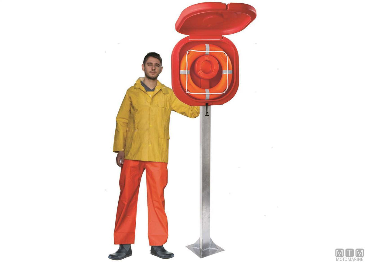 SUPPORTO PER CONTENITORE SALVAGENTE ANULARE H200CM