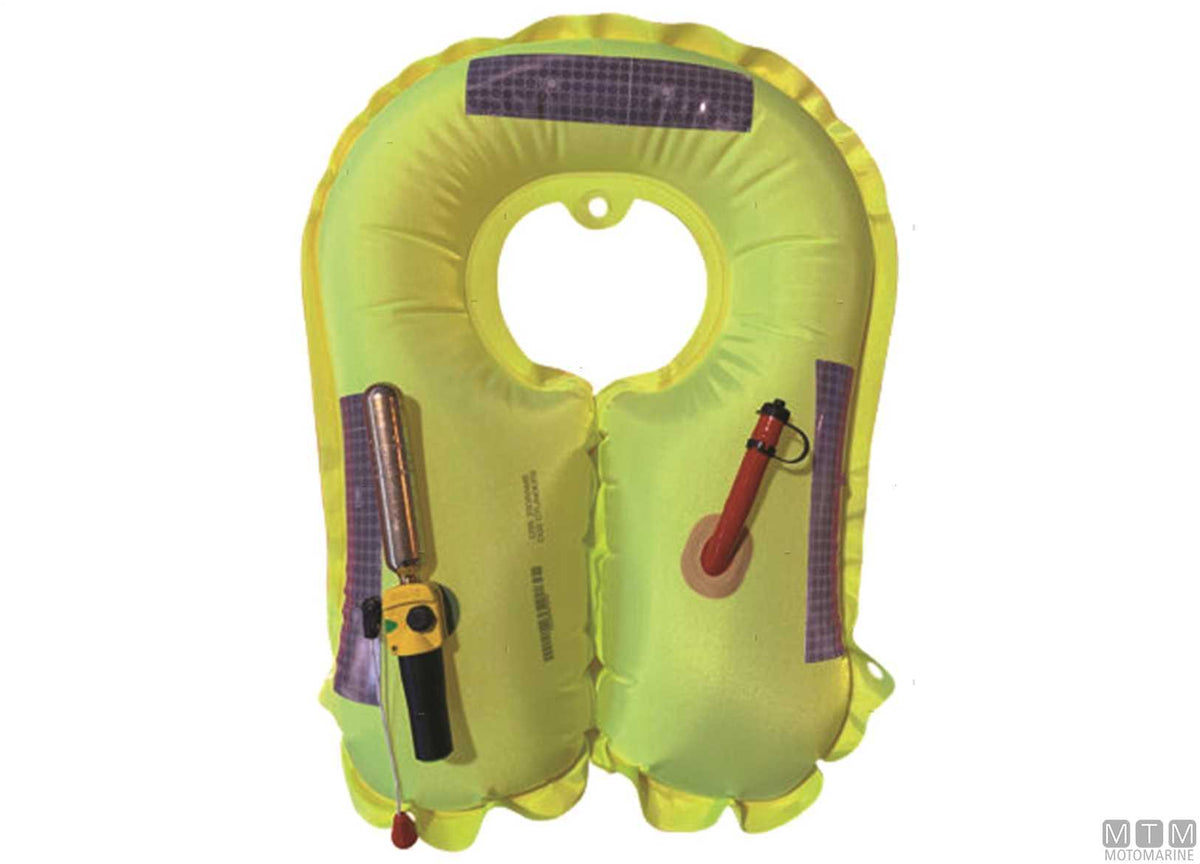 GIUBBOTTO DI SALVATAGGIO GONFIABILE VSG SKIPPER 150N BLU