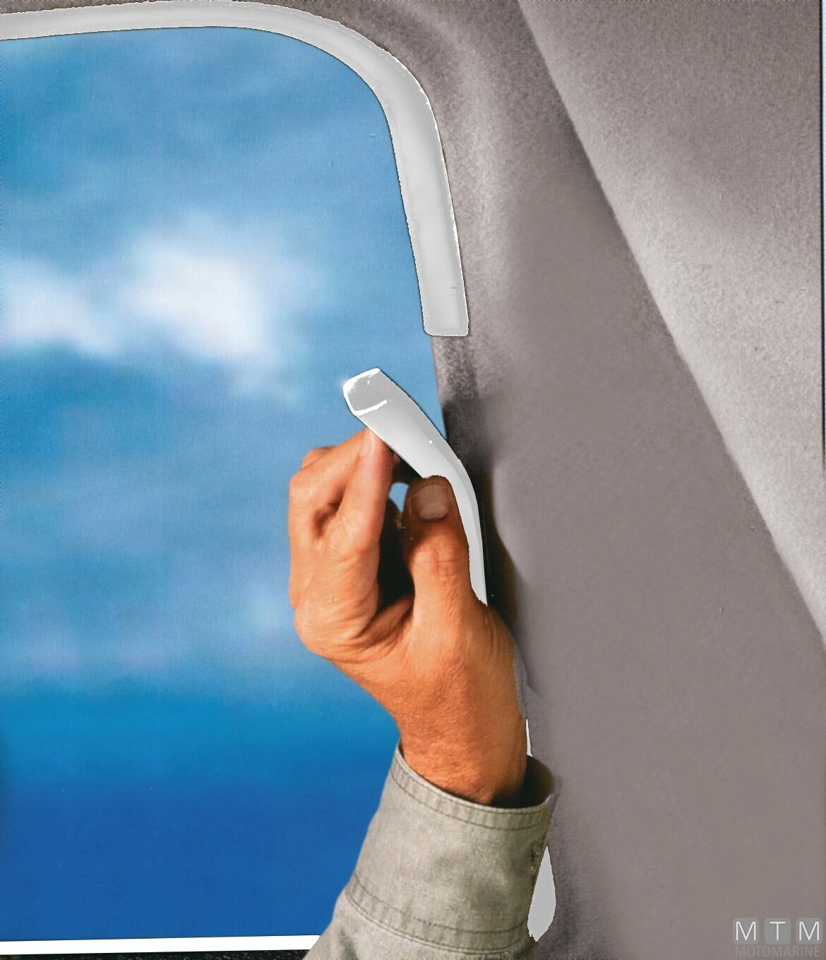 PROFILO AUTOBLOCCANTE TRIM-LOK EDGE BIANCO 3.5>5.5MM L15M