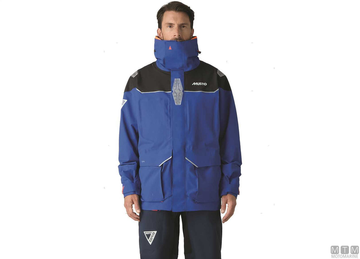 GIACCA MUSTO BR3 PERTEX OFFSHORE 539 BLU L