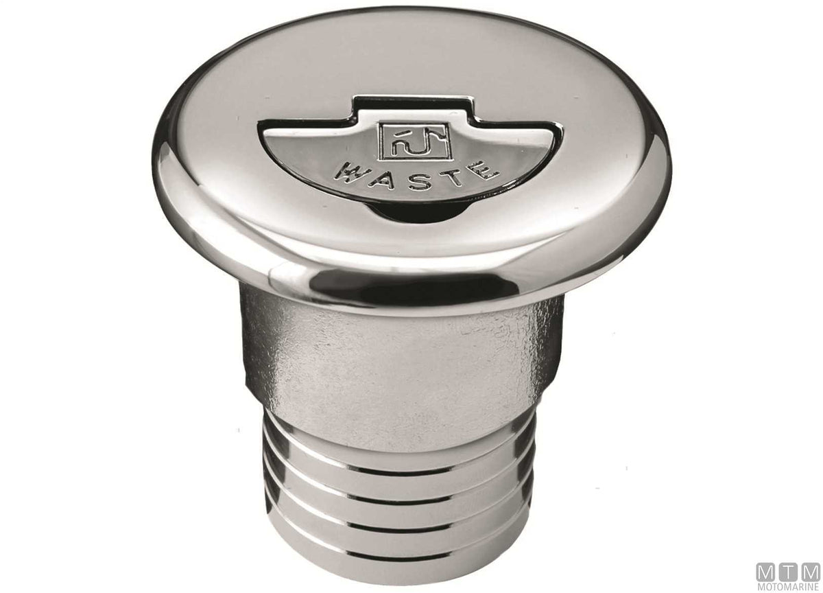 TAPPO COPERTA WATER SECURE LOCK D50MM IN OTTONE CROMATO