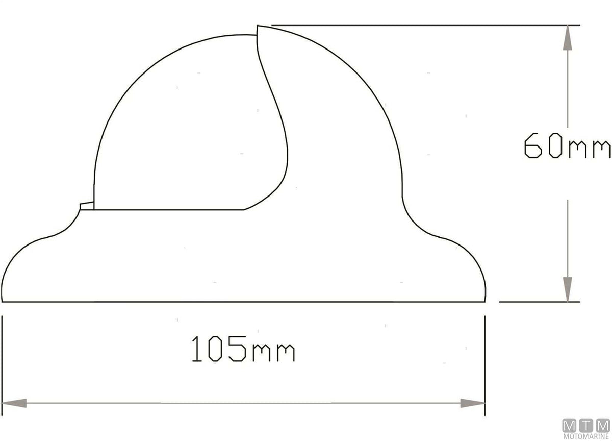 BUSSOLA DA PLANCIA A-NAUTIC C3 NERA ROSA DA 65MM