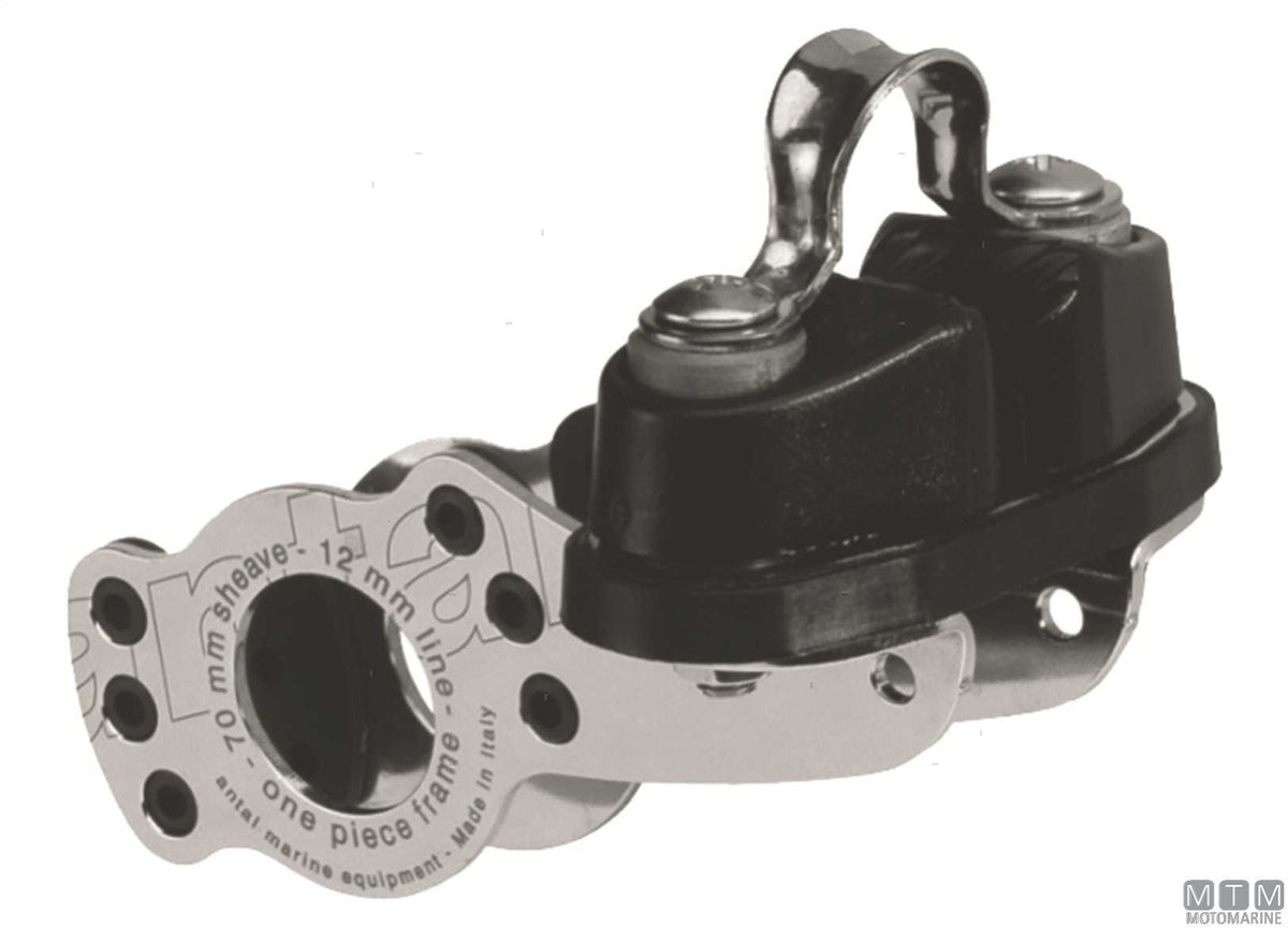 BOZZELLO TRIPLO ANTAL CON ARRICAVO E STROZZASCOTTE PULEGGIA D60MM