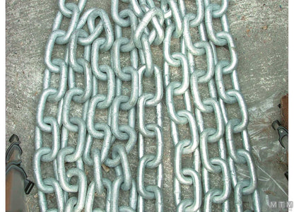 CATENA LUNGA GENOVESE DIN5685A D18MM 50M ACCIAIO ZINCATO G30