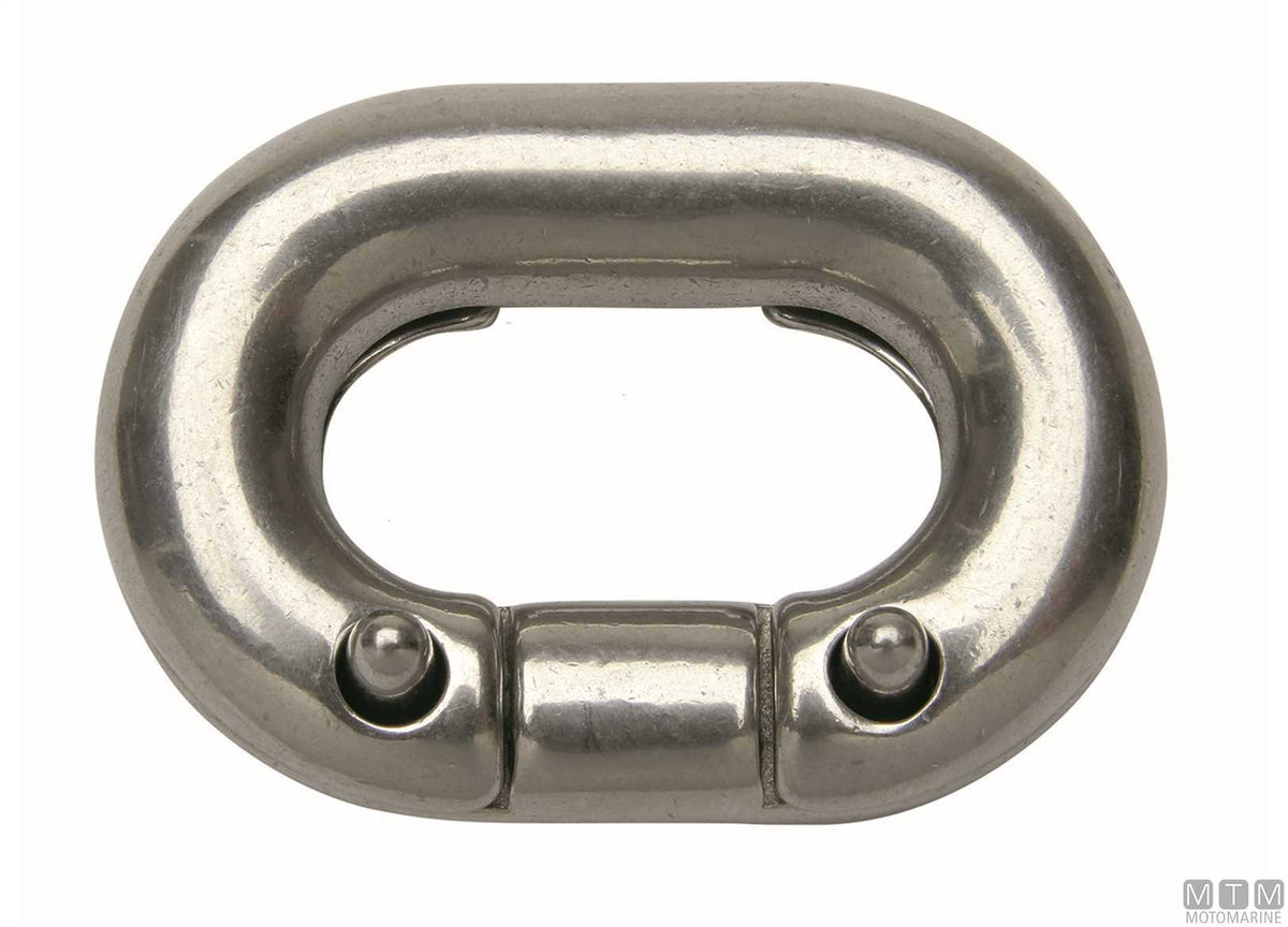 FALSAMAGLIA PER CATENA D6MM 4 PERNI ACCIAIO INOX 316