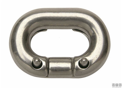FALSAMAGLIA PER CATENA D10MM 4 PERNI ACCIAIO INOX 316