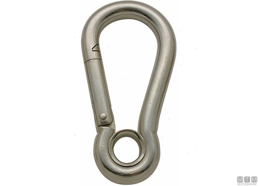 MOSCHETTONE CLASSIC D6MM CON OCCHIO ACCIAIO INOX 316