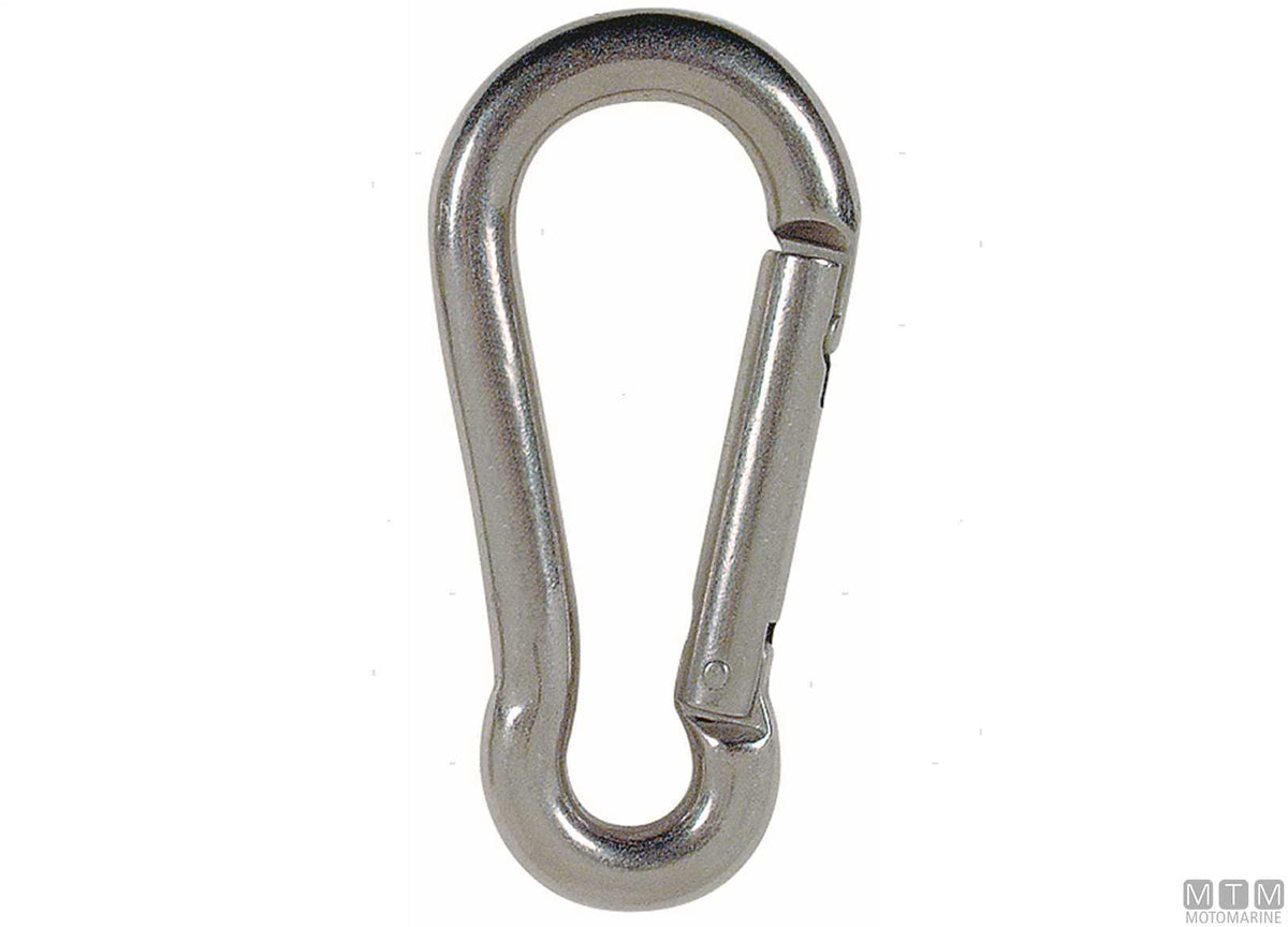 MOSCHETTONE CLASSIC D10MM APERTURA LATERALE ACCIAIO INOX 316
