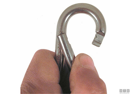 MOSCHETTONE CLASSIC D10MM APERTURA LATERALE ACCIAIO INOX 316