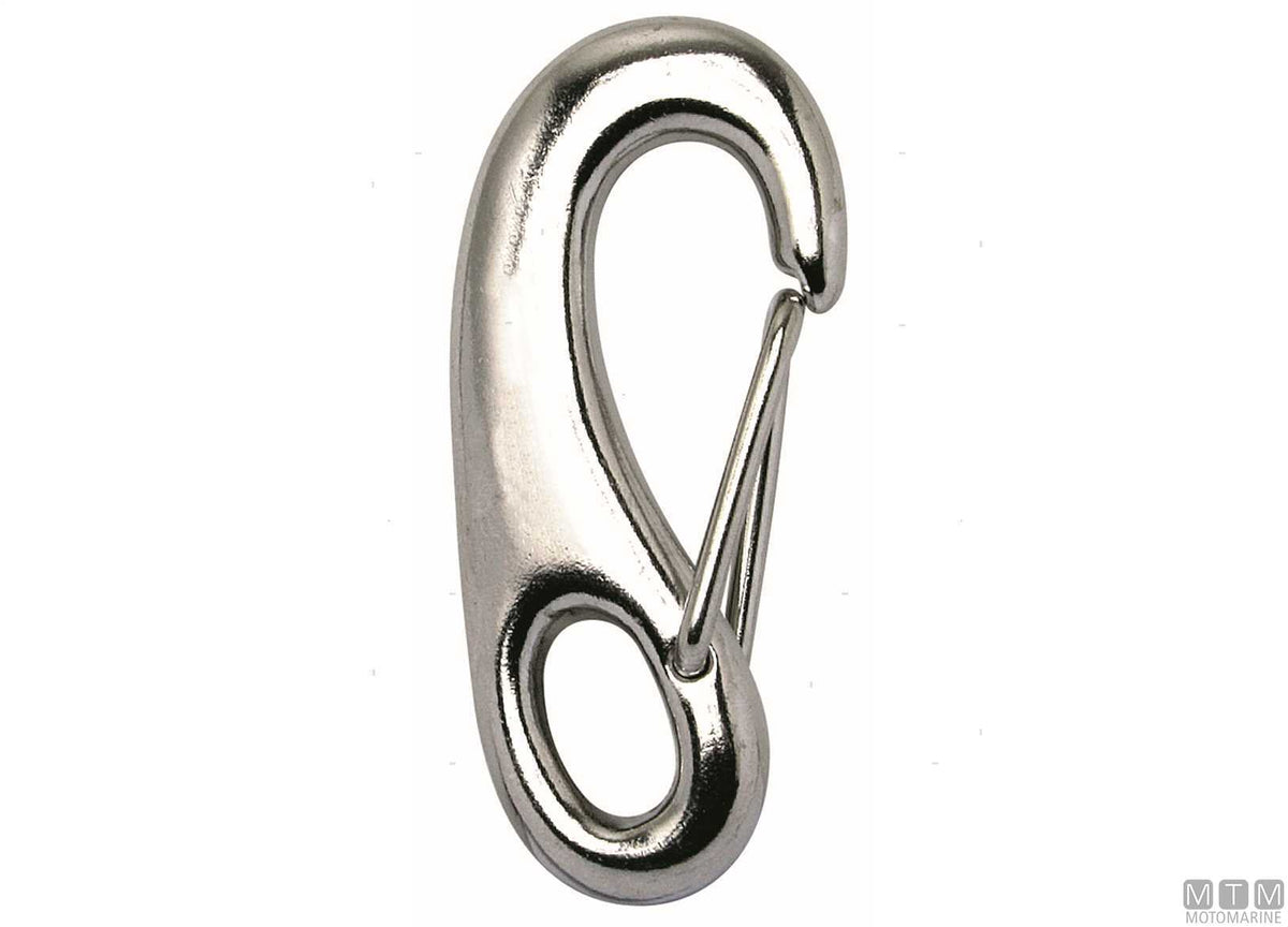MOSCHETTONE FIOCCO APERTO L100MM ACCIAIO INOX 316