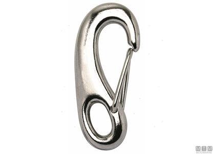 MOSCHETTONE FIOCCO CON OCCHIO L70MM ACCIAIO INOX 316
