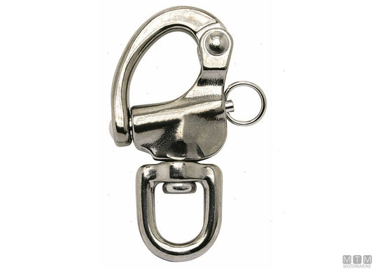 MOSCHETTONE SPI GIREVOLE SGANCIO RAPIDO L70MM INOX 316