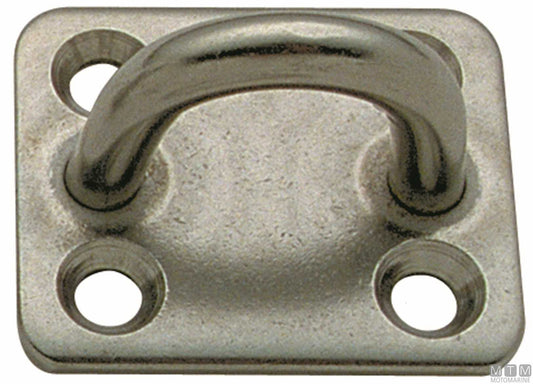 PONTICELLO SU PIASTRA 4 FORI D6MM ACCIAIO INOX 316