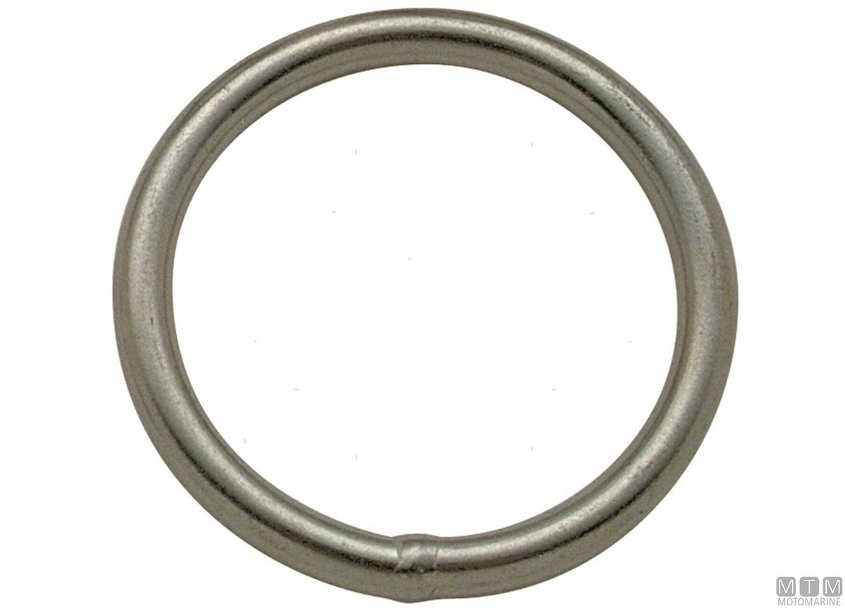ANELLO TONDO D6MM W50MM ACCIAIO INOX 316