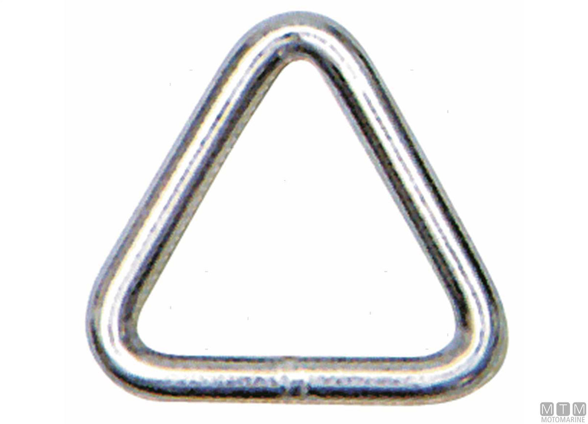 ANELLO TRIANGOLO D6MM W50MM ACCIAIO INOX 316