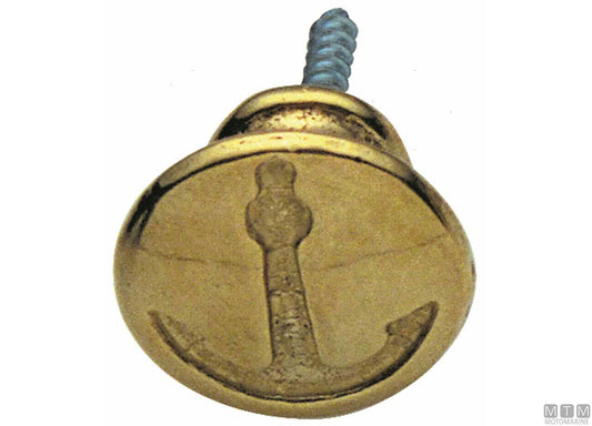 POMOLO D23MM IN OTTONE LUCIDO