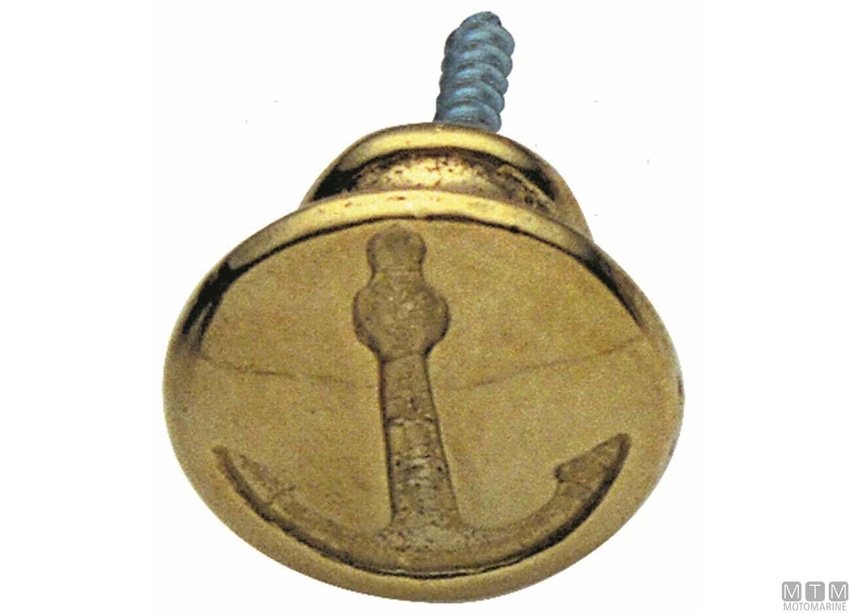 POMOLO D29MM IN OTTONE LUCIDO