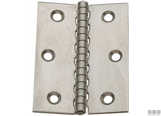 CERNIERA A LIBRO CLASSICA 80X60MM IN ACCIAIO INOX 316